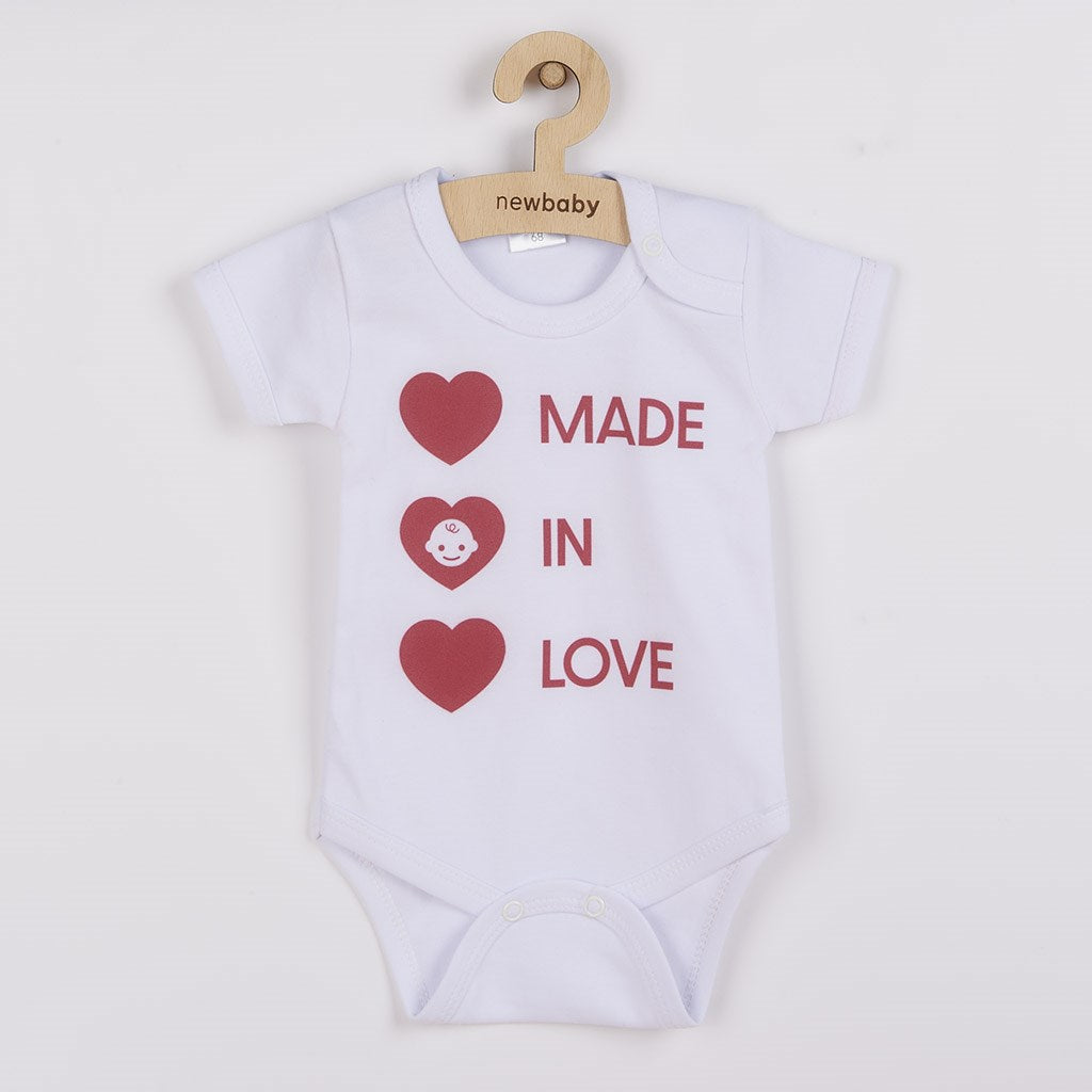 Body nyomtatással New baby MADE IN LOVE