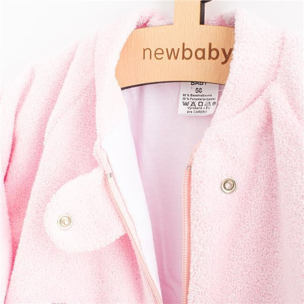 baba frottír hálózsák New baby maci rózsaszín