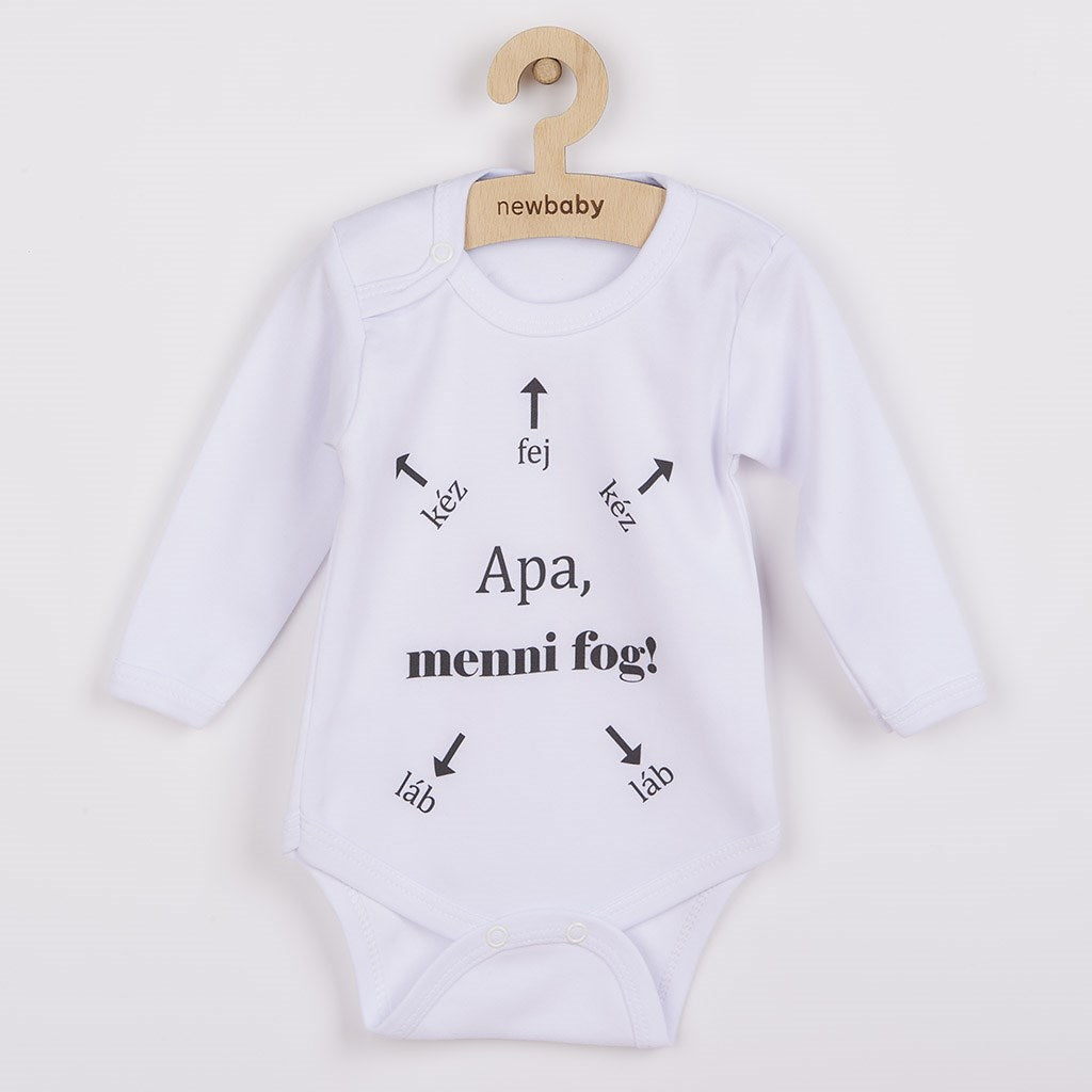 Body nyomtatással New baby Apa, menni fog!