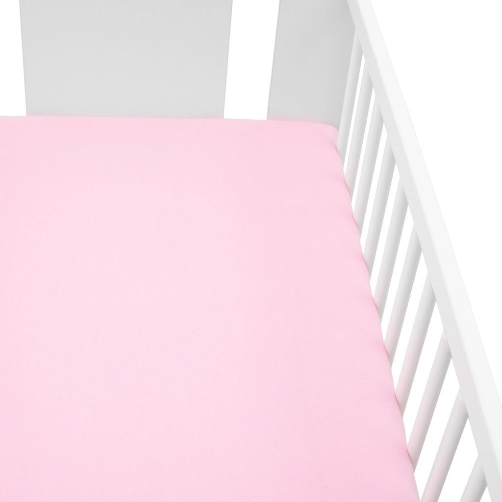 Jersey lepedõ kiságyba New baby 120x60 rózsaszín