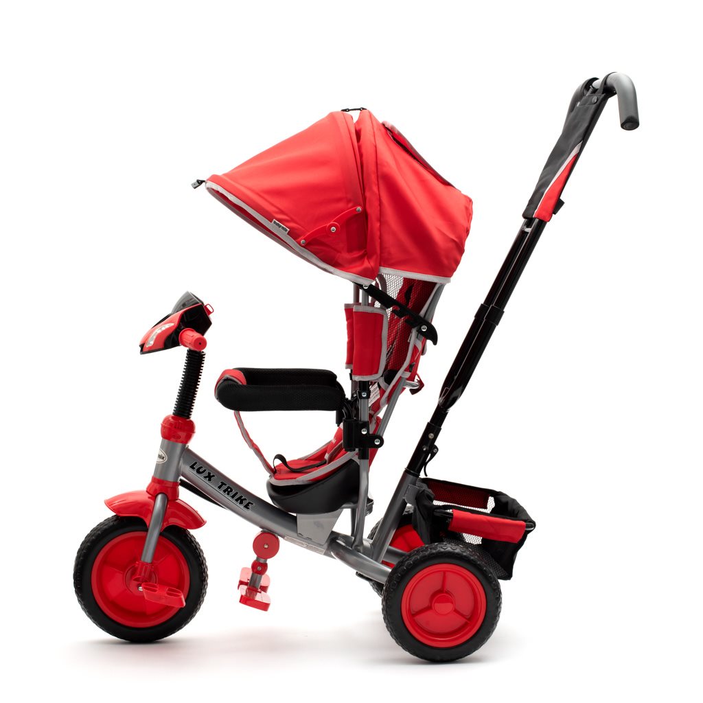 Gyerek háromkerekû bicikli baby Mix Lux Trike piros