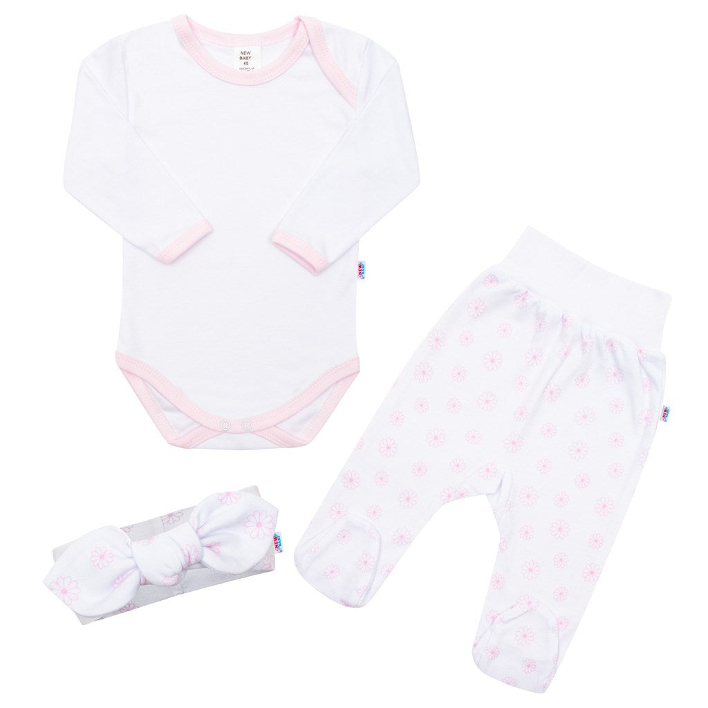 3-részes pamut együttes New baby Lili