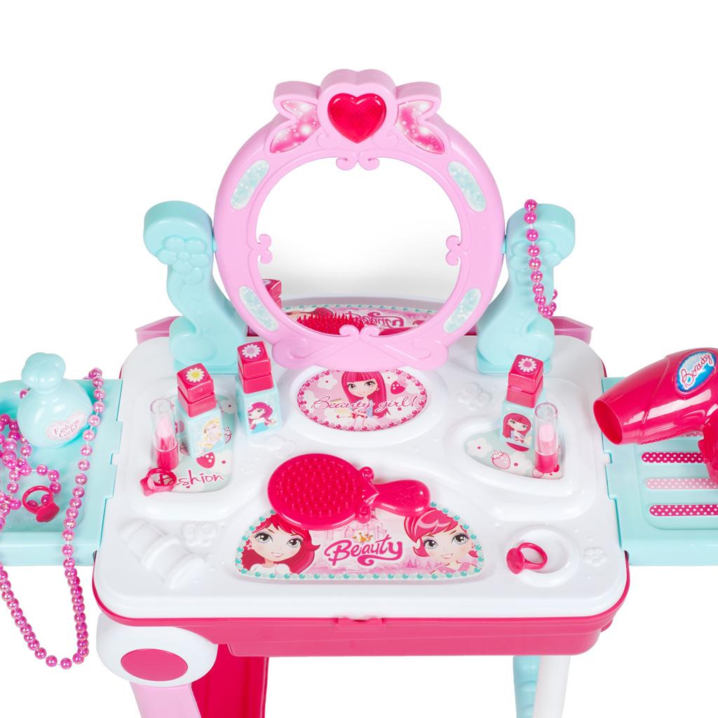 Gyermek fésülködõ asztal kofferban 2az1-ben baby Mix
