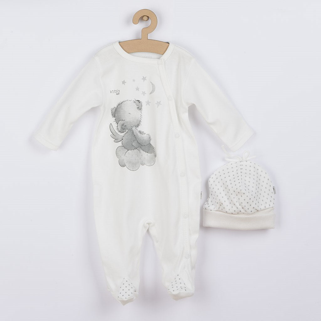 baba kezeslábas sapkával Koala Angel krémszínû