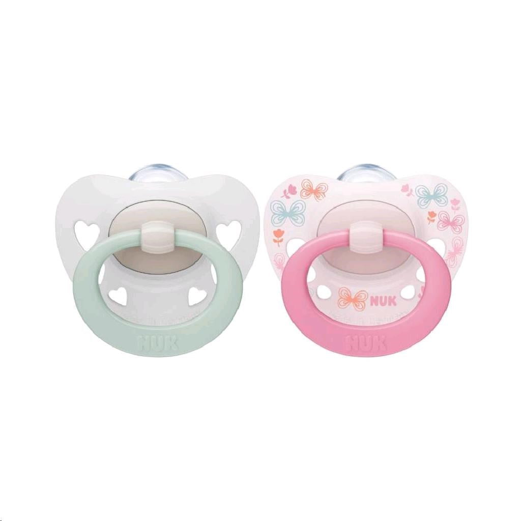 baba cumi NUK Signature 0-6h 2 db lány