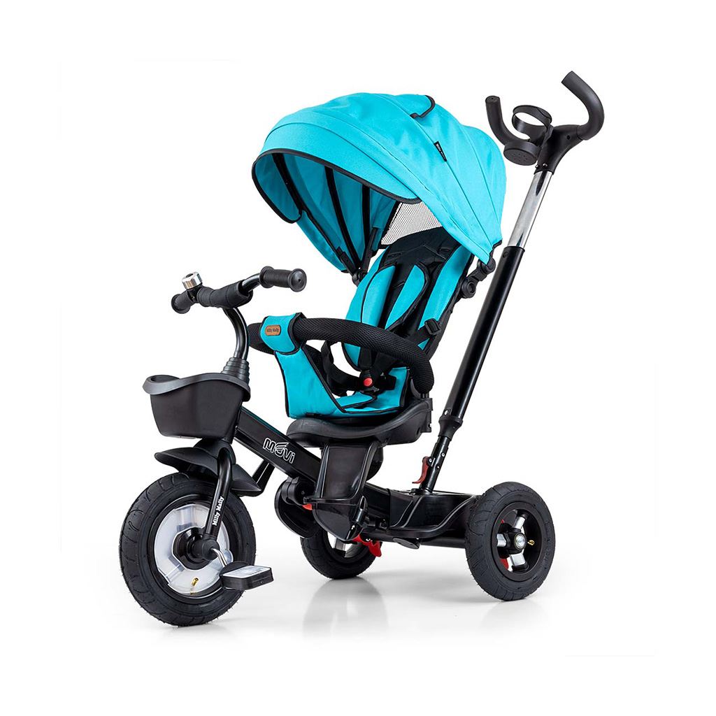 Gyerek háromkerekû bicikli Milly Mally Movi black-mint