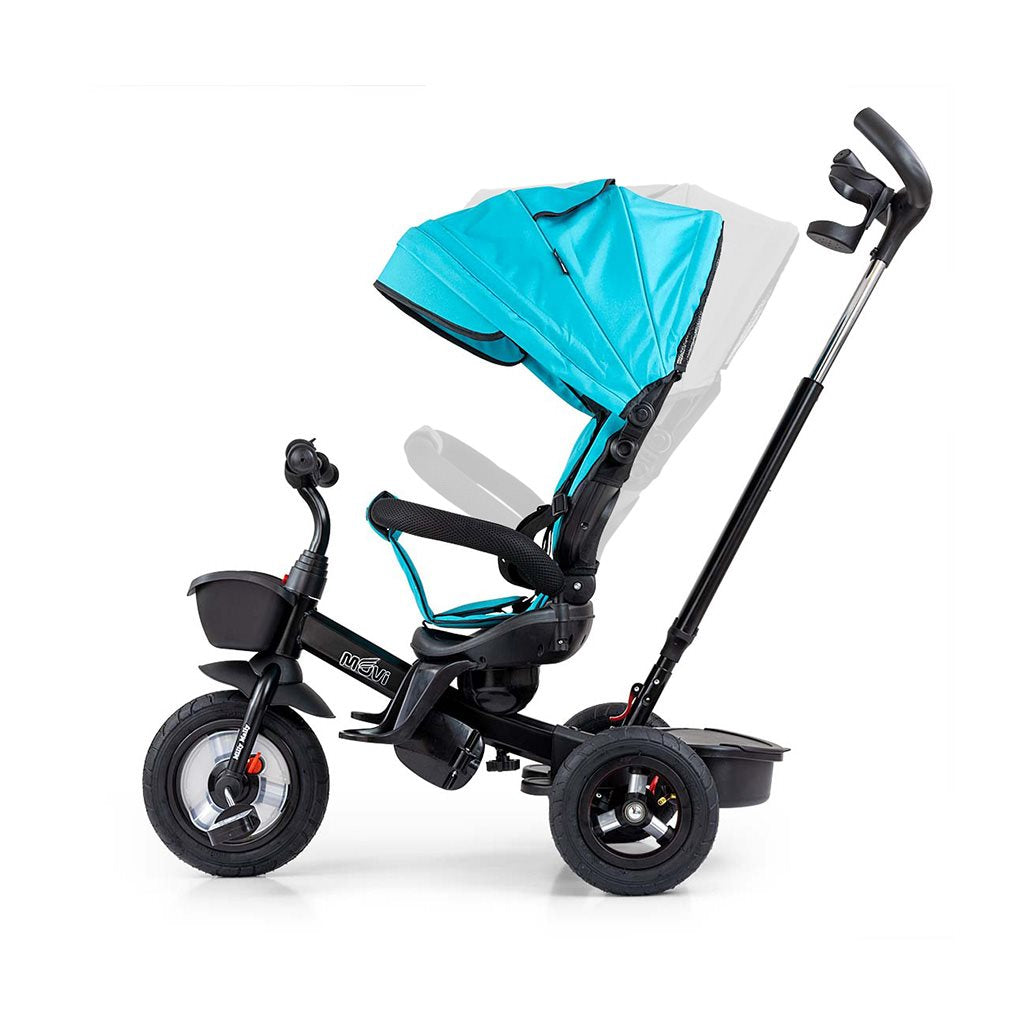 Gyerek háromkerekû bicikli Milly Mally Movi black-mint