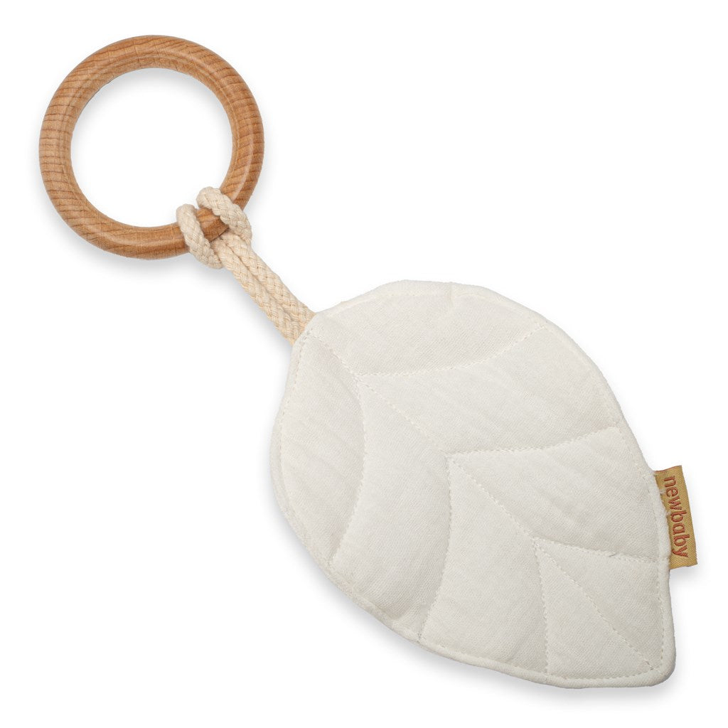 baba rágóka New baby Leaf white