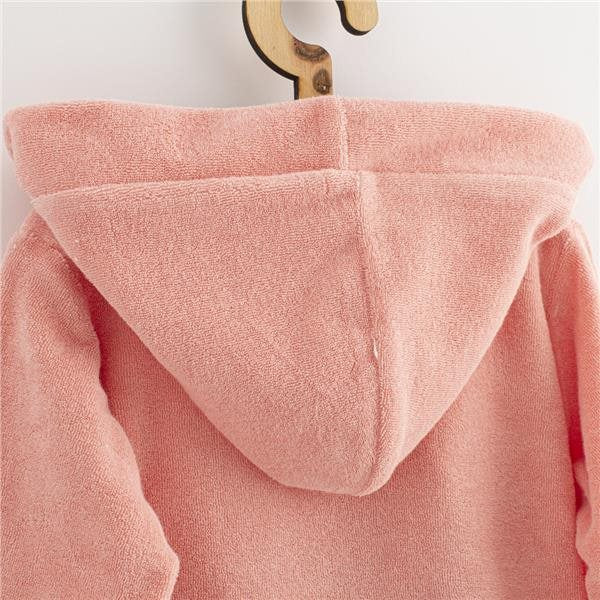 Gyerek frottír fürdõköpeny New baby Comfortable pink