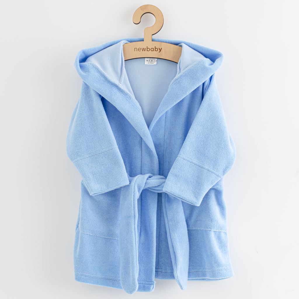 Gyerek frottír fürdõköpeny New baby Comfortable blue