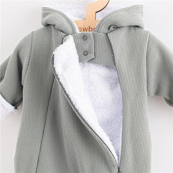 Kezeslábas kapucnival New baby Frosty grey