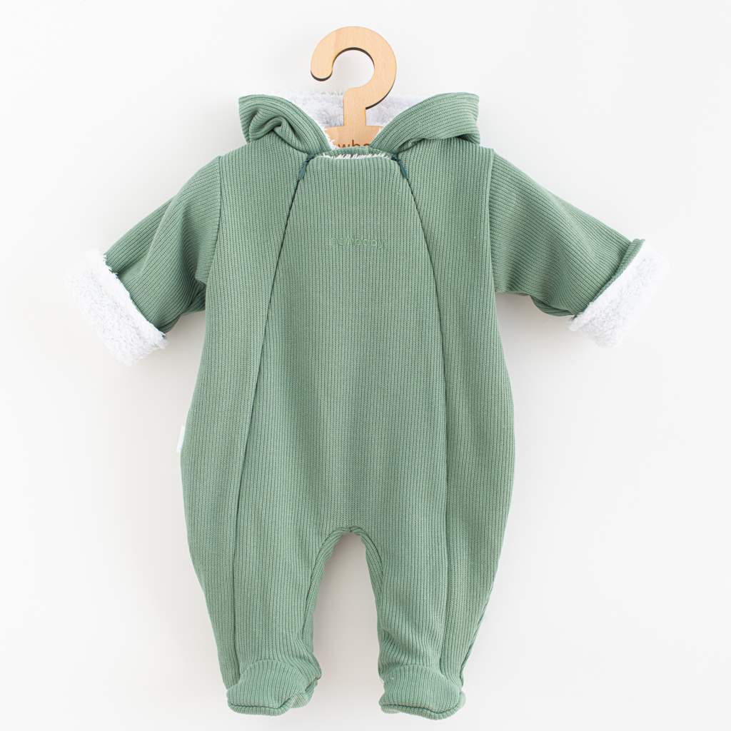 Kezeslábas kapucnival New baby Frosty mint