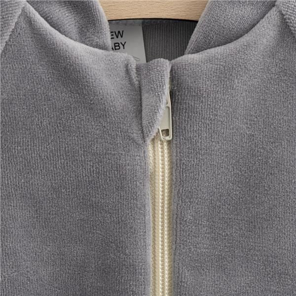 baba plüsz pulóver New baby Suede clothes szürke