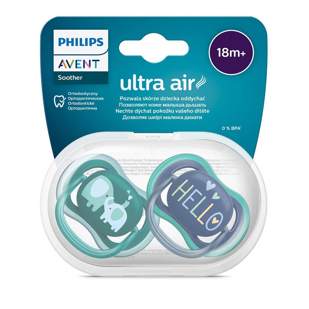 baba cumi Ultra air Avent + 18 hónap - 2 darab fiú elefánt