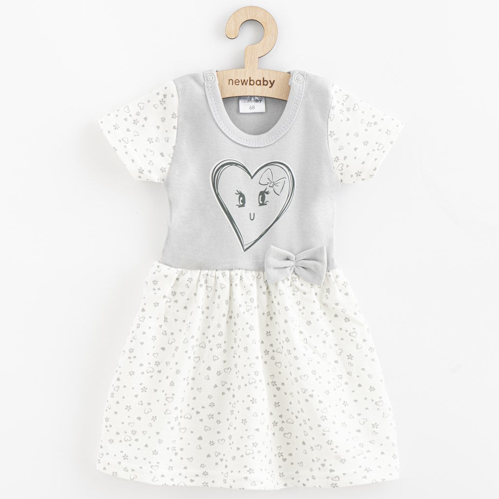 baba nyári ruha fejpánttal New baby Szivecske