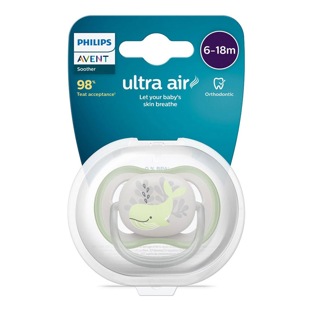 baba cumi Ultra air Avent 6-18 hónap 1 darab bálna