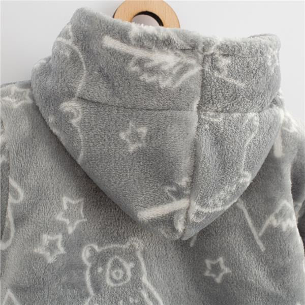 baba bélelt Wellsoft téli kapucnis pulóver New baby Winter times