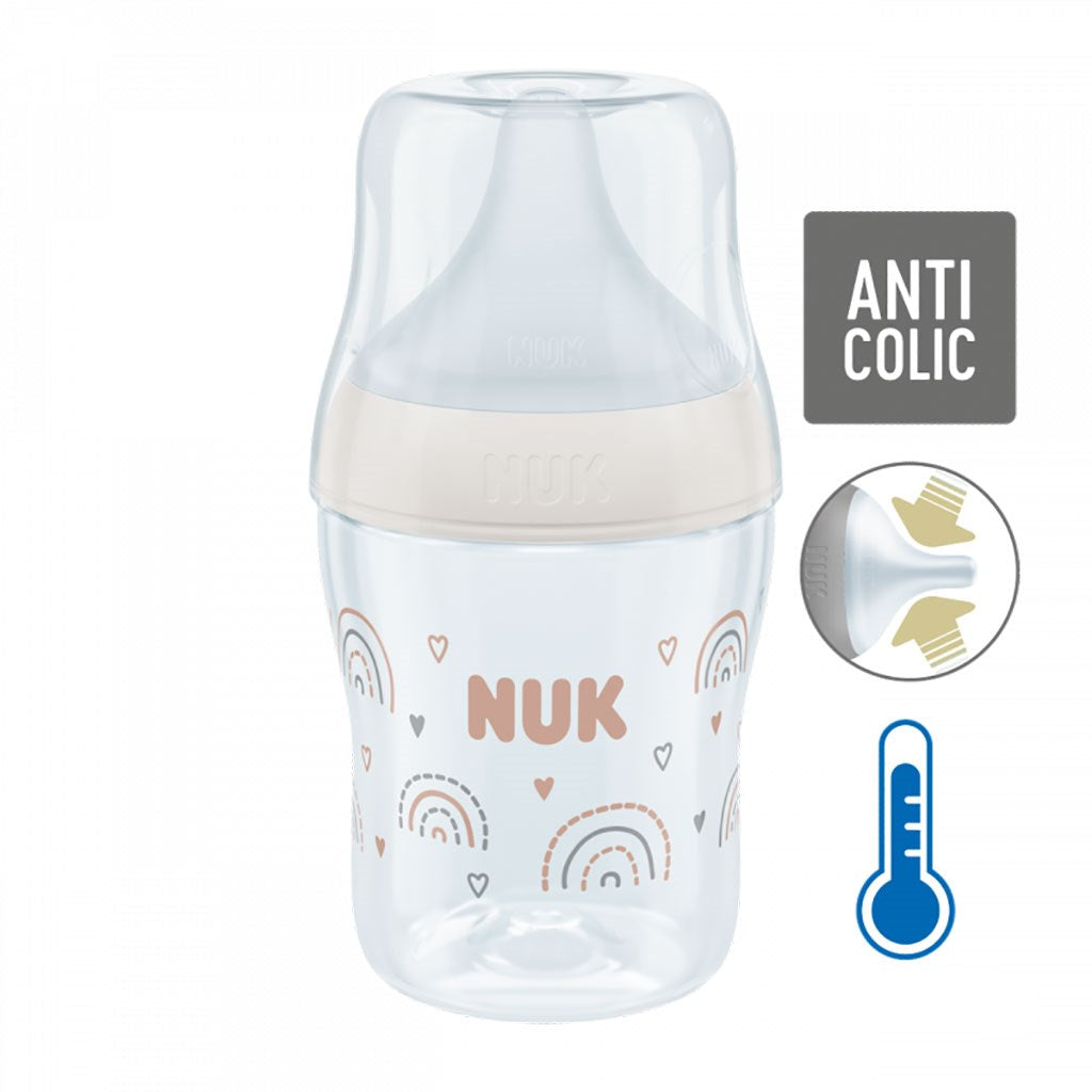 baba cumisüveg NUK Perfect Match Temperature Control 150 ml fehér