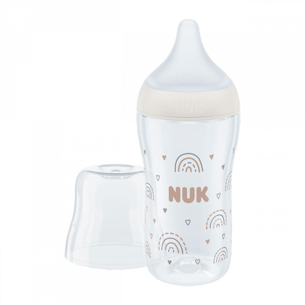 baba cumisüveg NUK Perfect Match Temperature Control 260 ml szürke