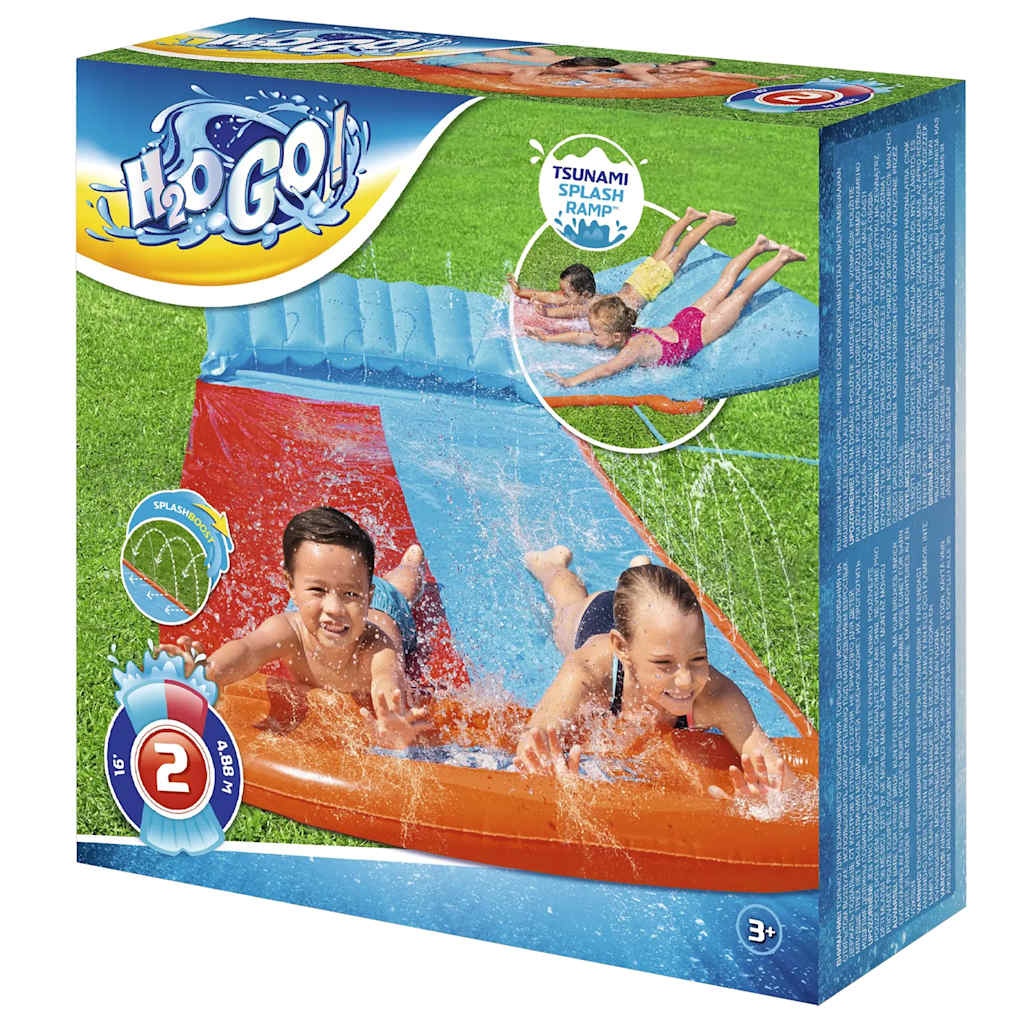 H2OGO Tsunami Splash Ramp dupla pályás csúszda