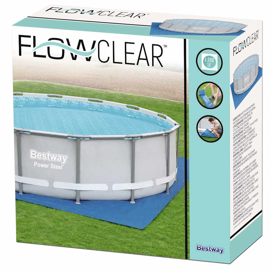 "Flowclear" medencealátét 488 x 488 cm