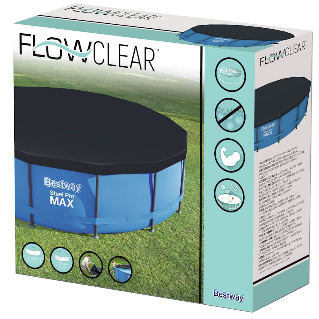 Flowclear medencetakaró 457 cm