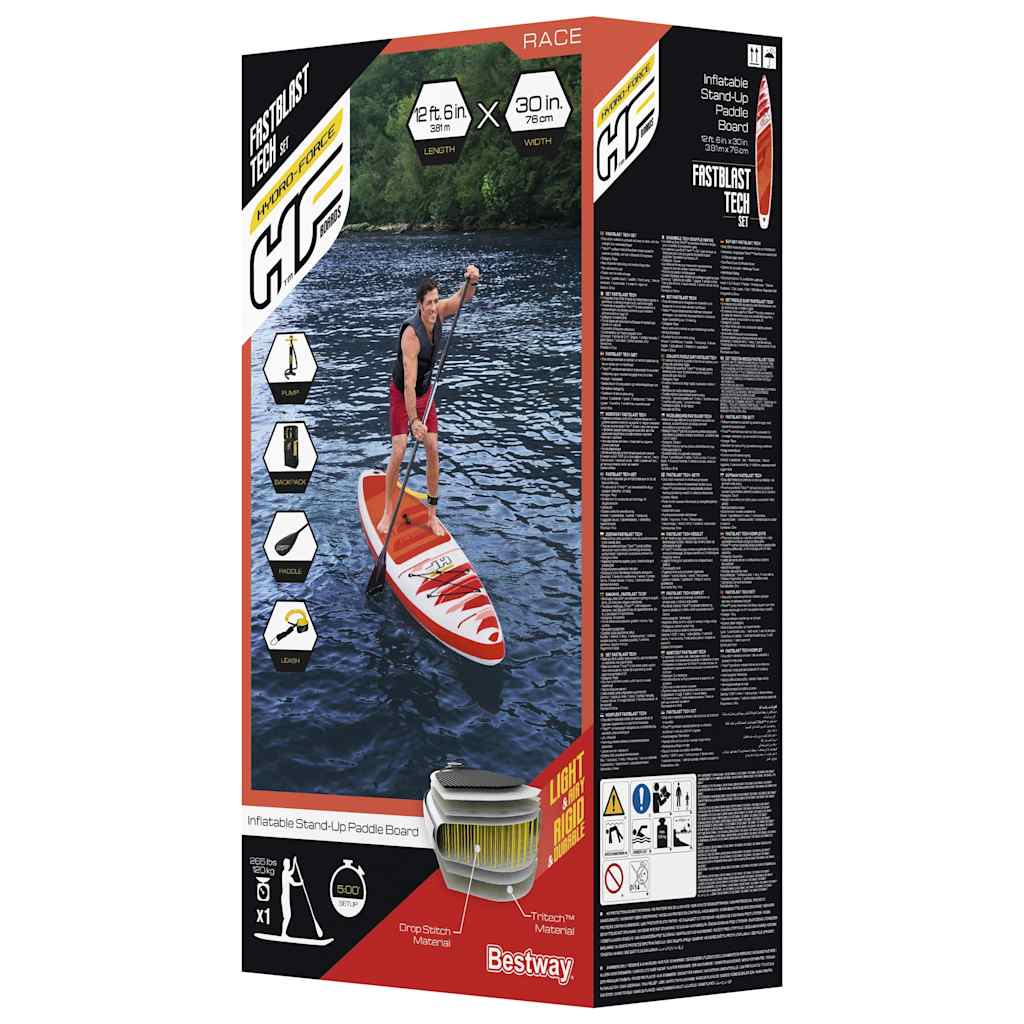 Hydro-Force Fastblast Tech szett felfújható SUP 381x76x15 cm