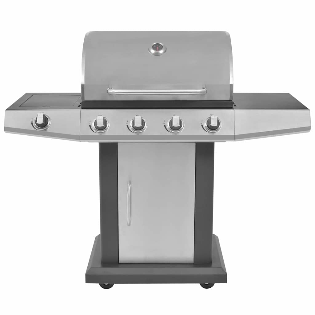 Gázos grillező Ezüst Rozsdamentes acél