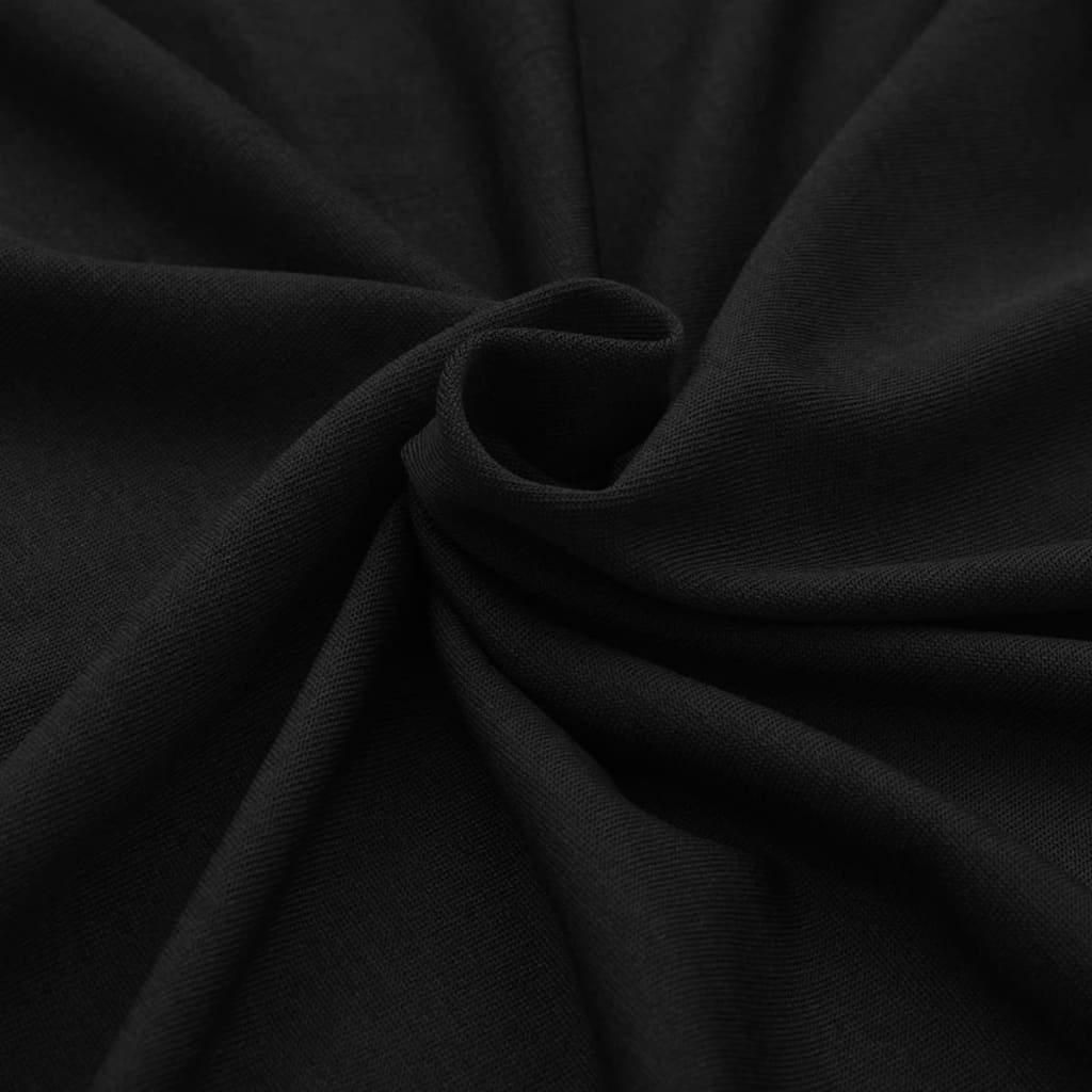 Sztreccs asztal védőhuzat 2 db 243x76x74 cm fekete
