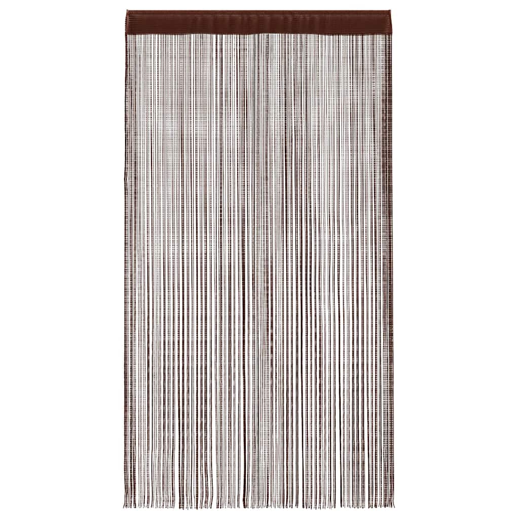 2 db barna zsinórfüggöny 140 x 250 cm