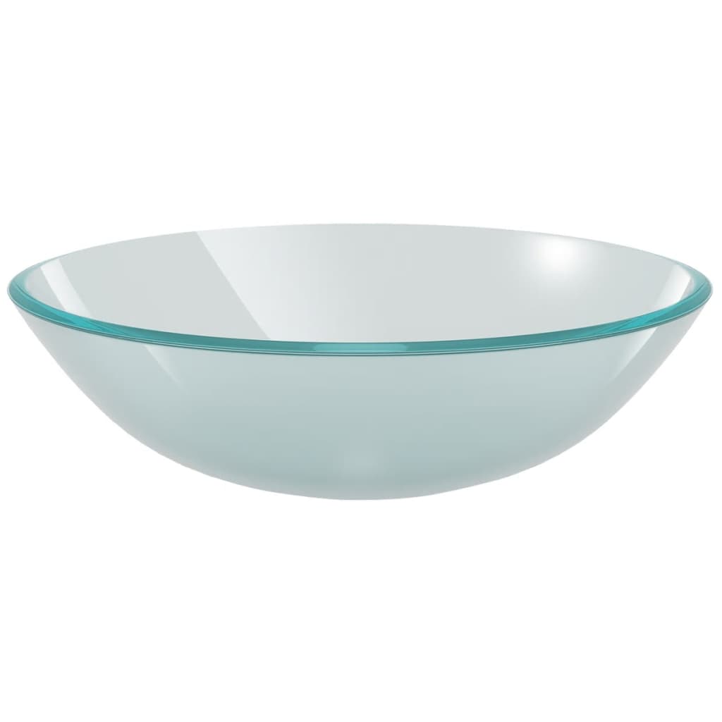 42 cm-es edzett üveg mosdókagyló matt