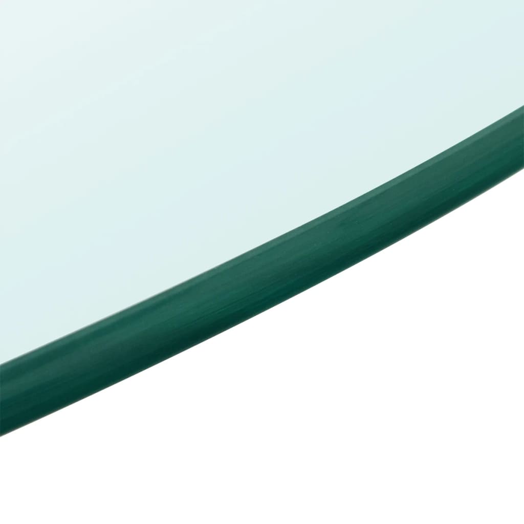 edzett üveg asztallap kerek 400 mm