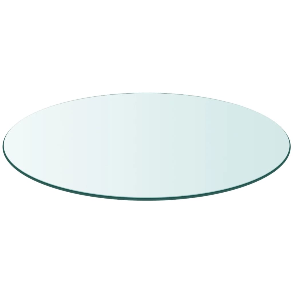 edzett üveg asztallap kerek 600 mm