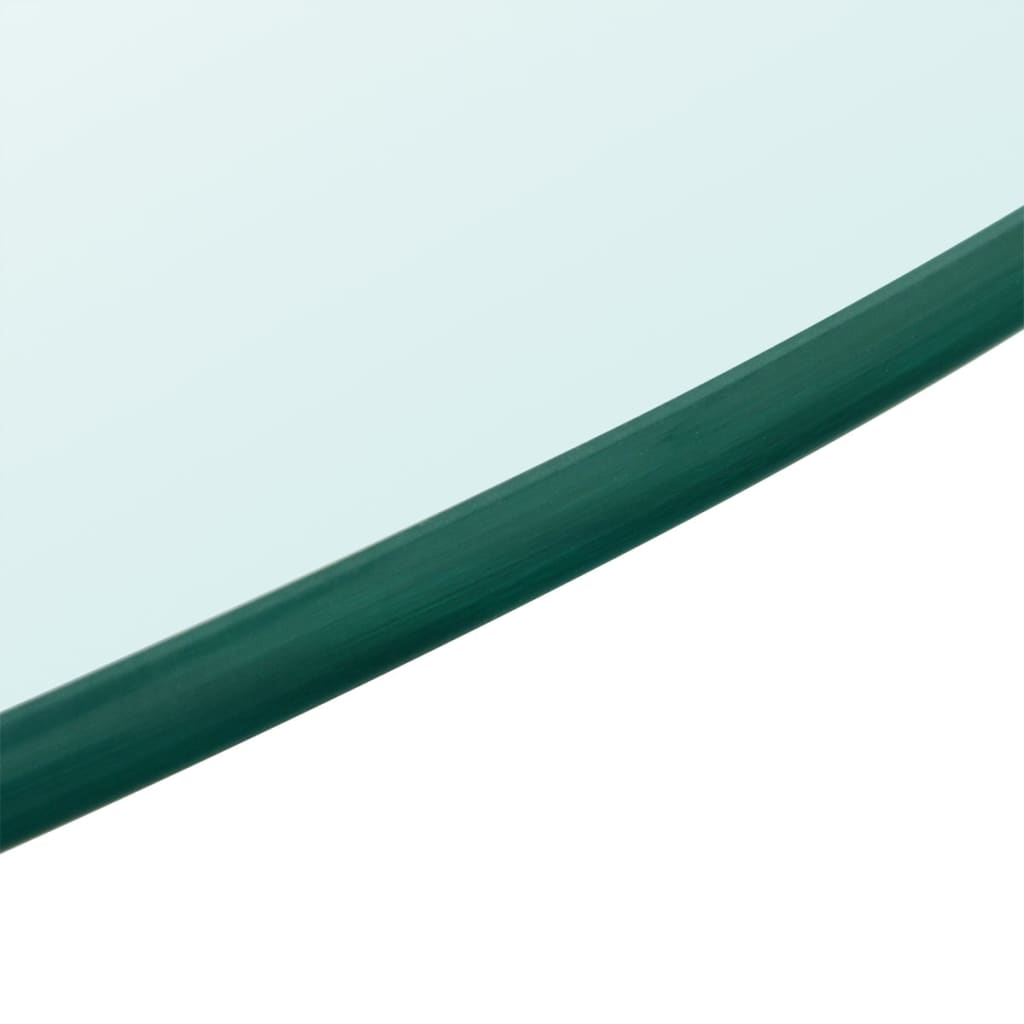 edzett üveg asztallap kerek 600 mm