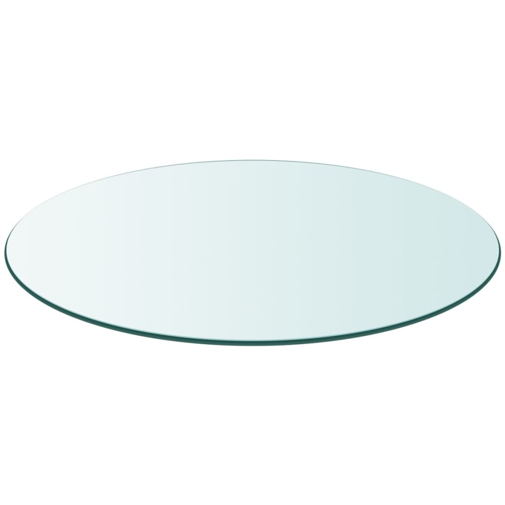 edzett üveg asztallap kerek 900 mm
