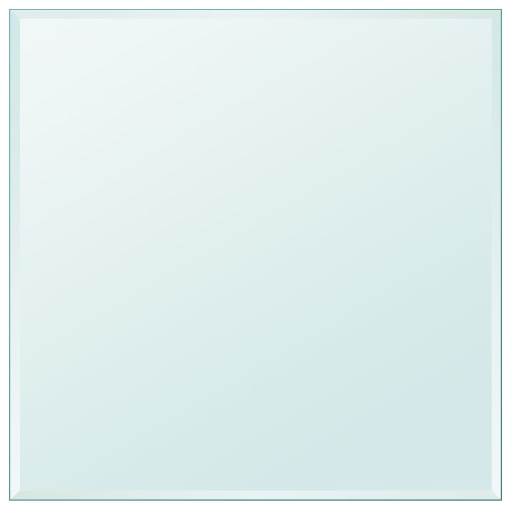 edzett üveg asztallap négyszögletes 800x800 mm