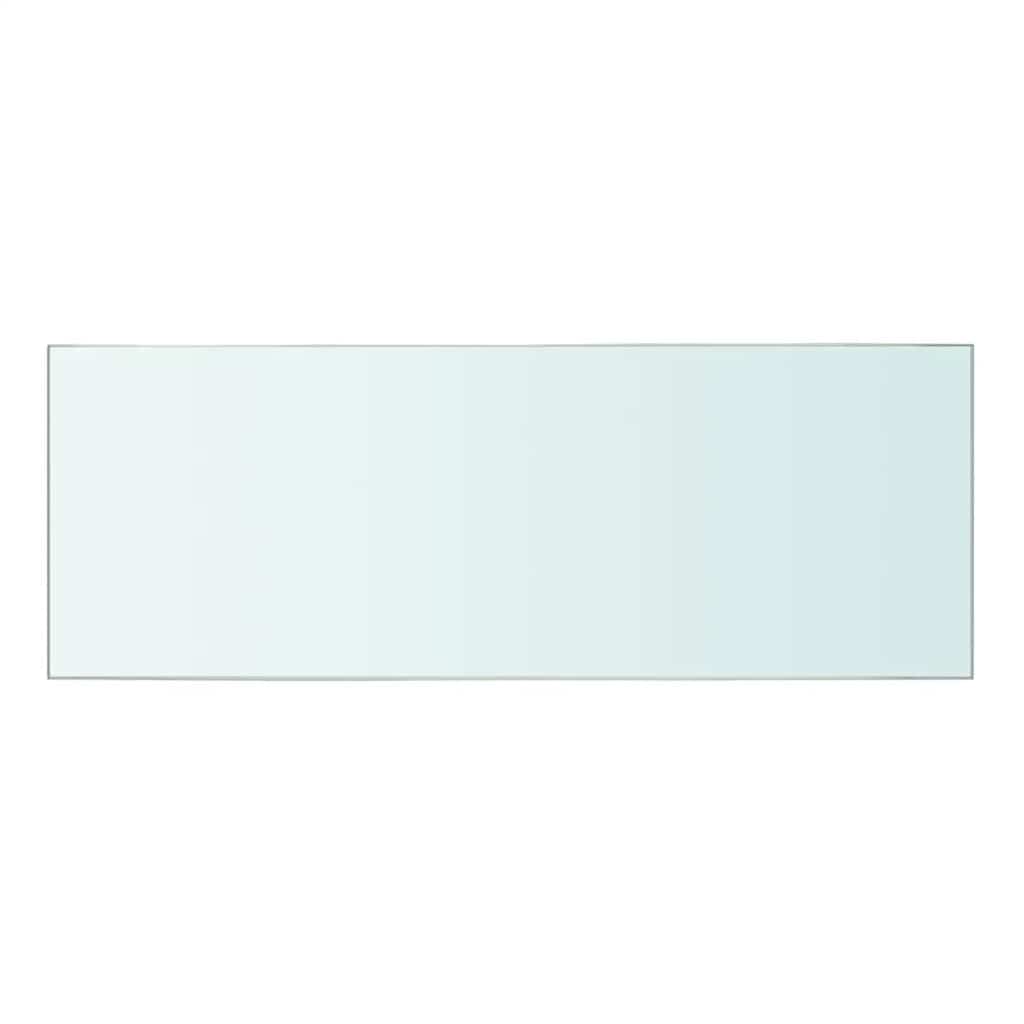 Átlátszó üvegpolc panel 40x12 cm