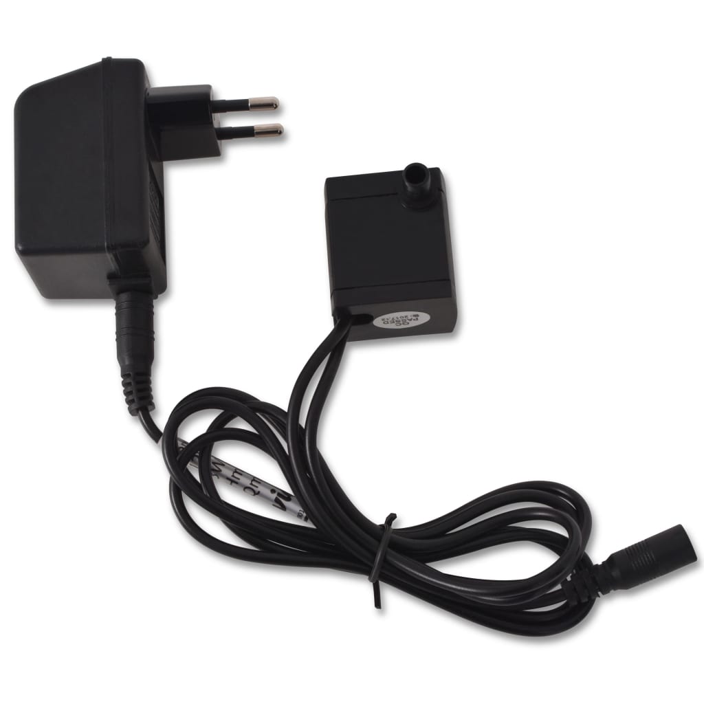 Beltéri szökőkút LED-megvilágítással, polyresin