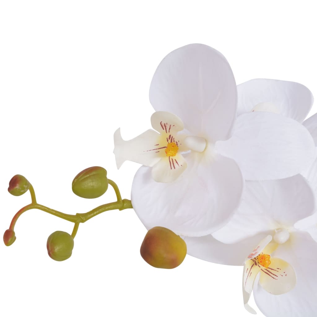 cserepes fehér műorchidea 75 cm