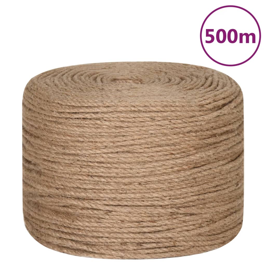 100% juta kötél 6 mm 500 m