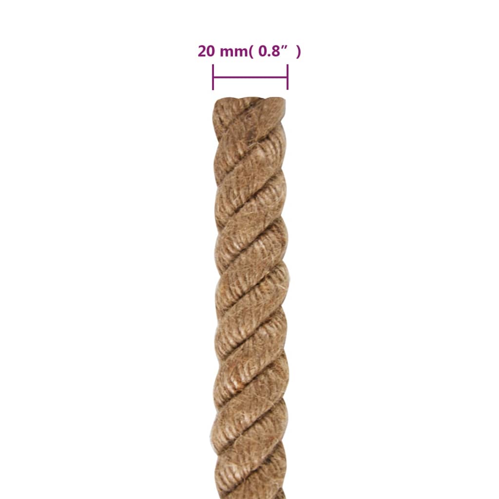 100% juta kötél 20 mm 50 m