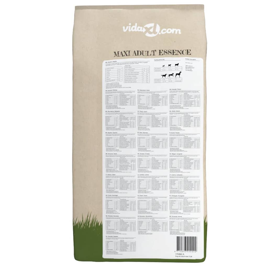 „Maxi Adult Essence Beef & Chicken” prémium kutyatáp 15 kg