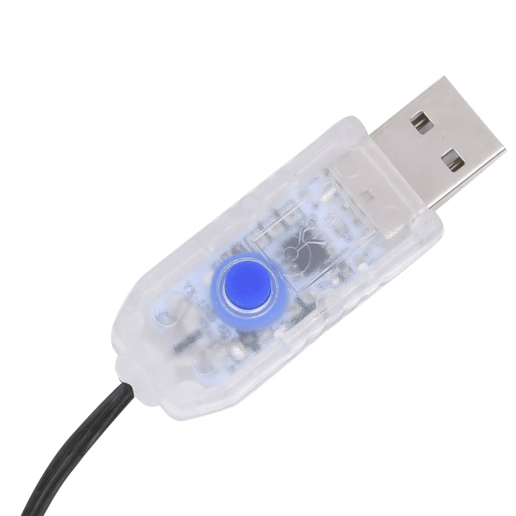hideg fehér 400 LED-es kültéri/beltéri fényfüzér 40 m