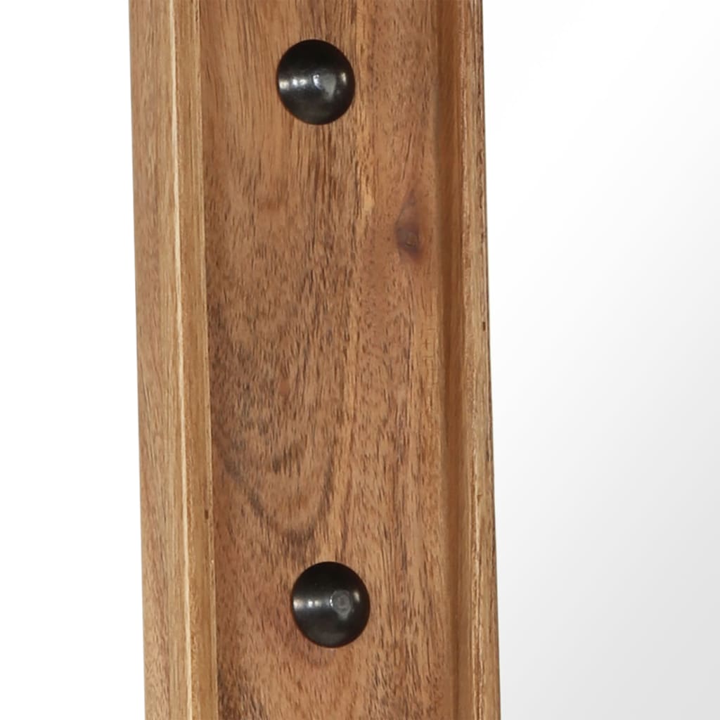 tömör akácfa keretű tükör 50 x 80 cm