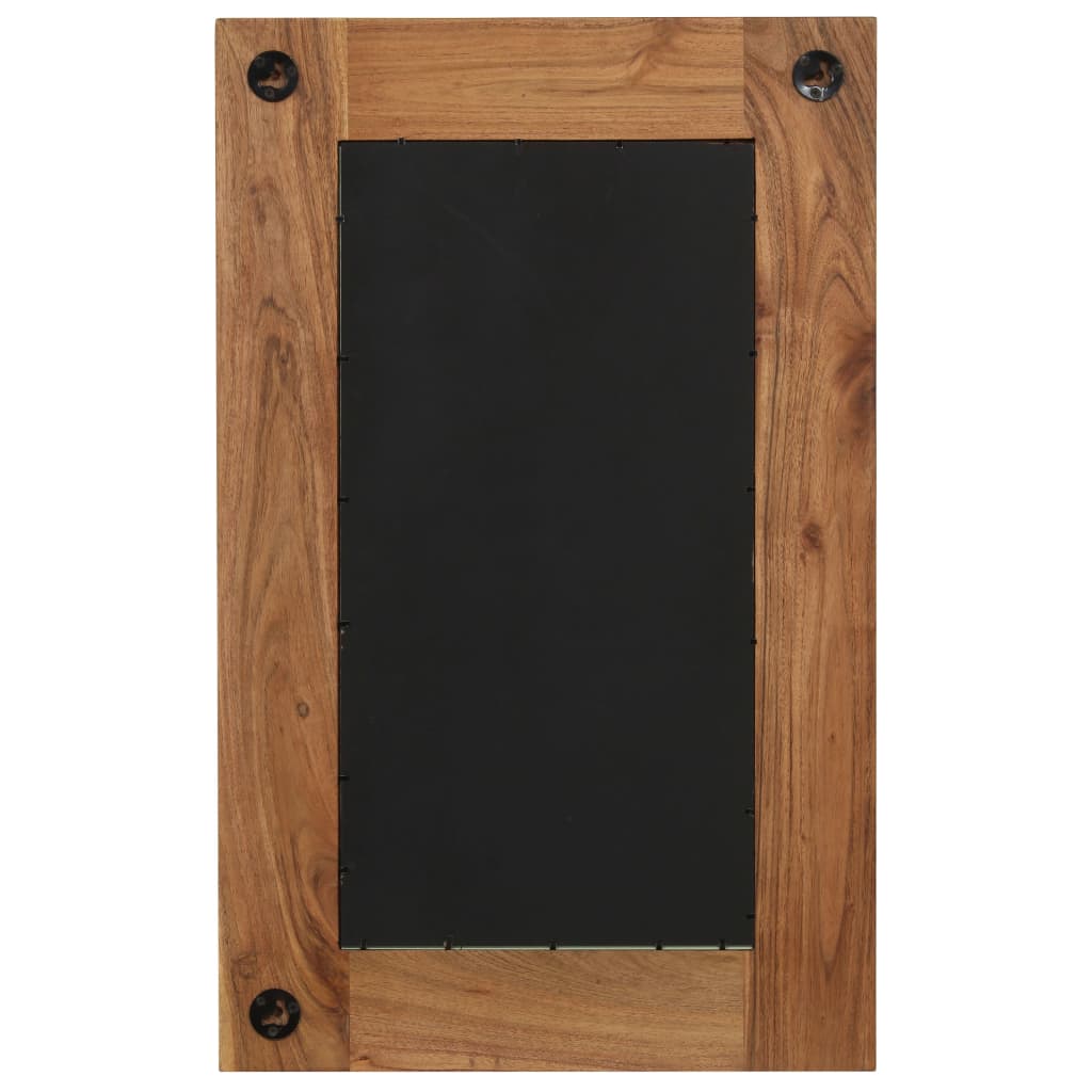 tömör akácfa keretű tükör 50 x 80 cm
