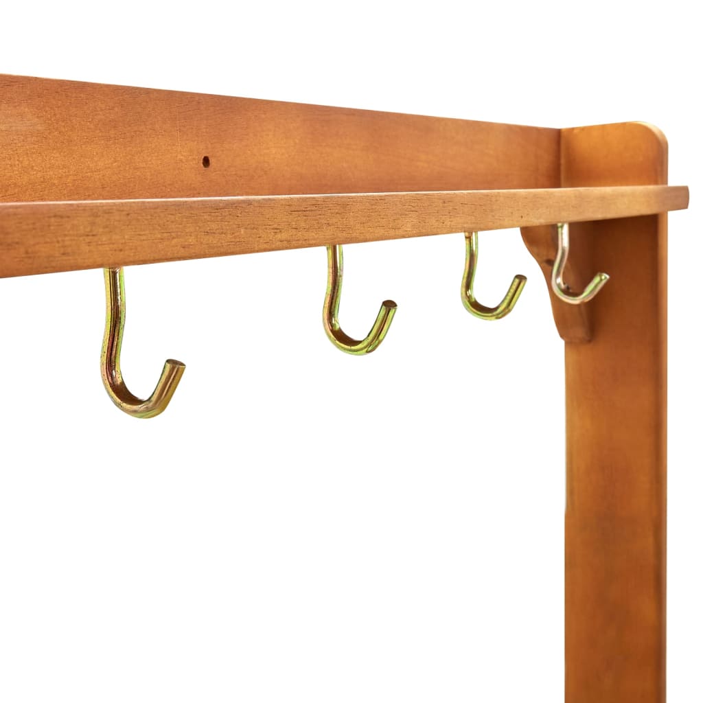 tömör akácfa kerti zsúrkocsi 92 x 43,5 x 141,5 cm
