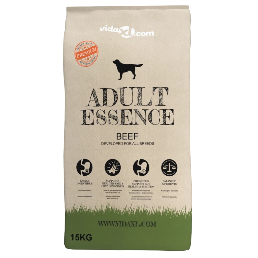 2 db „Adult Essence Beef” prémium száraz kutyatáp 30 kg
