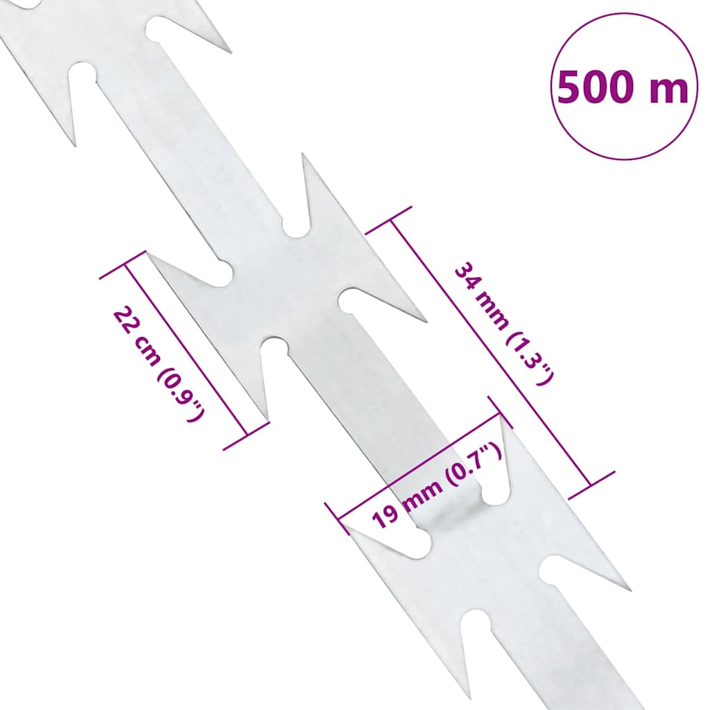 pengésdrót-tekercs horganyzott acélból 500 méter