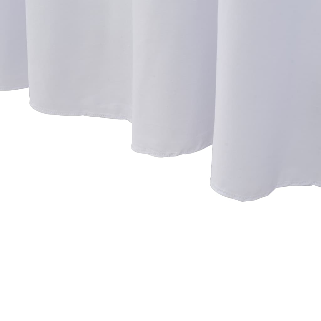 2 darab fehér sztreccs asztalszoknya 183 x 76 x 74 cm