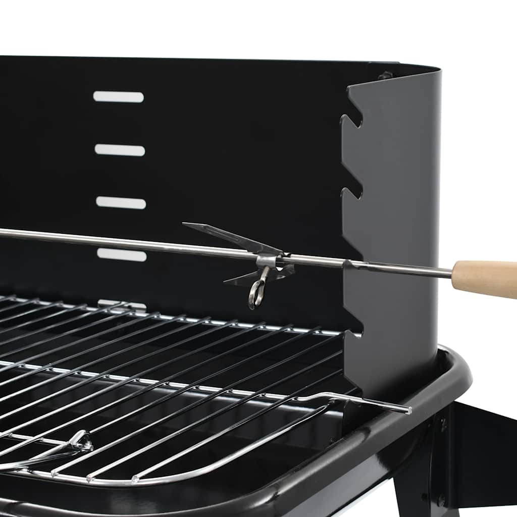 faszenes grillezőállvány kerekekkel